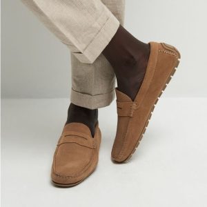 Men’s moccasins in calf leather